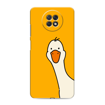 Силиконовый чехол на Xiaomi RedMi Note 9T с принтом Утка Силиконовый чехол на Xiaomi RedMi Note 9T с принтом Утка