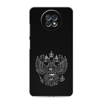 Силиконовый чехол на Xiaomi RedMi Note 9T с принтом Герб России Силиконовый чехол на Xiaomi RedMi Note 9T с принтом Герб России