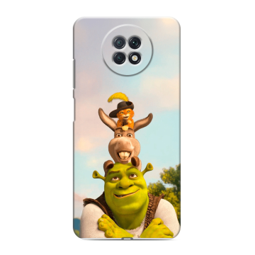 Силиконовый чехол на Xiaomi RedMi Note 9T с принтом Шрек Shrek Силиконовый чехол на Xiaomi RedMi Note 9T с принтом Шрек Shrek