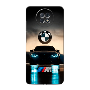 Силиконовый чехол на Xiaomi RedMi Note 9T с принтом БМВ BMW