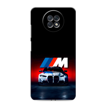 Силиконовый чехол на Xiaomi RedMi Note 9T с принтом БМВ BMW