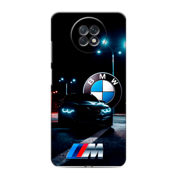 Силиконовый чехол на Xiaomi RedMi Note 9T с принтом БМВ BMW