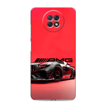 Силиконовый чехол на Xiaomi RedMi Note 9T с принтом Мерседес Mercedes AMG Силиконовый чехол на Xiaomi RedMi Note 9T с принтом Мерседес Mercedes AMG