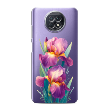 Силиконовый чехол на Xiaomi RedMi Note 9T с принтом Цветы орхидеи Силиконовый чехол на Xiaomi RedMi Note 9T с принтом Цветы орхидеи