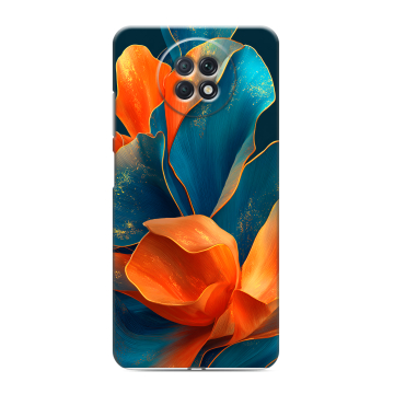Силиконовый чехол на Xiaomi RedMi Note 9T с принтом Цветы Силиконовый чехол на Xiaomi RedMi Note 9T с принтом Цветы