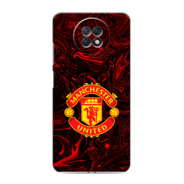 Силиконовый чехол на Xiaomi RedMi Note 9T с принтом Manchester United Силиконовый чехол на Xiaomi RedMi Note 9T с принтом Manchester United