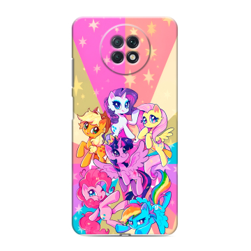 Силиконовый чехол на Xiaomi RedMi Note 9T с принтом My little pony Дружба чудо Силиконовый чехол на Xiaomi RedMi Note 9T с принтом My little pony Дружба чудо