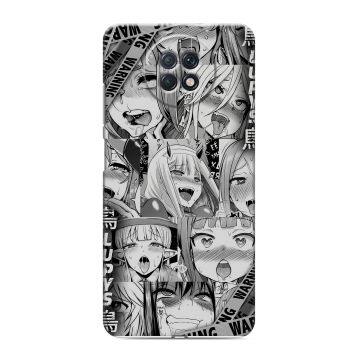 Силиконовый чехол на Xiaomi RedMi Note 9T с принтом Ahegao Ахегао Аниме Силиконовый чехол на Xiaomi RedMi Note 9T с принтом Ahegao Ахегао Аниме