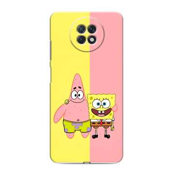 Силиконовый чехол на Xiaomi RedMi Note 9T с принтом Спанч боб Спанчбоб Силиконовый чехол на Xiaomi RedMi Note 9T с принтом Спанч боб Спанчбоб