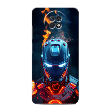 Силиконовый чехол на Xiaomi RedMi Note 9T с принтом IronMan Железный человек Силиконовый чехол на Xiaomi RedMi Note 9T с принтом IronMan Железный человек