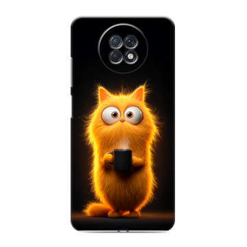 Силиконовый чехол на Xiaomi RedMi Note 9T с принтом Смешной кот Силиконовый чехол на Xiaomi RedMi Note 9T с принтом Смешной кот