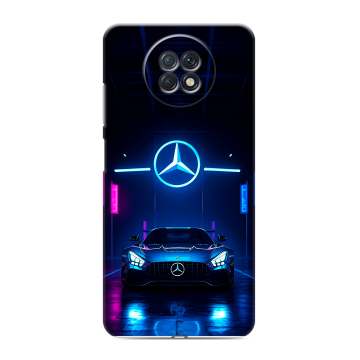 Силиконовый чехол на Xiaomi RedMi Note 9T с принтом Mercedes Мерседес Силиконовый чехол на Xiaomi RedMi Note 9T с принтом Mercedes Мерседес
