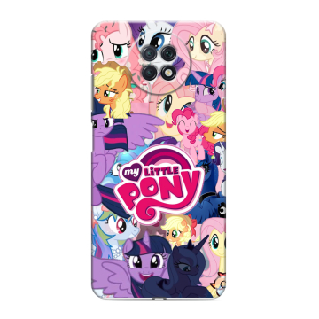 Силиконовый чехол на Xiaomi RedMi Note 9T с принтом My little pony Дружба чудо Силиконовый чехол на Xiaomi RedMi Note 9T с принтом My little pony Дружба чудо