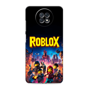 Силиконовый чехол на Xiaomi RedMi Note 9T с принтом Roblox Роблокс Силиконовый чехол на Xiaomi RedMi Note 9T с принтом Roblox Роблокс