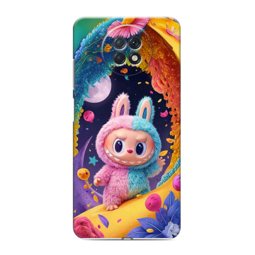 Силиконовый чехол на Xiaomi RedMi Note 9T с принтом Labubu Лабубу Силиконовый чехол на Xiaomi RedMi Note 9T с принтом Labubu Лабубу