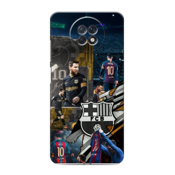 Силиконовый чехол на Xiaomi RedMi Note 9T с принтом Messi Barcelona Силиконовый чехол на Xiaomi RedMi Note 9T с принтом Messi Barcelona