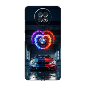 Силиконовый чехол на Xiaomi RedMi Note 9T с принтом BMW БМВ Силиконовый чехол на Xiaomi RedMi Note 9T с принтом BMW БМВ