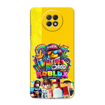 Силиконовый чехол на Xiaomi RedMi Note 9T с принтом Roblox Роблокс Силиконовый чехол на Xiaomi RedMi Note 9T с принтом Roblox Роблокс