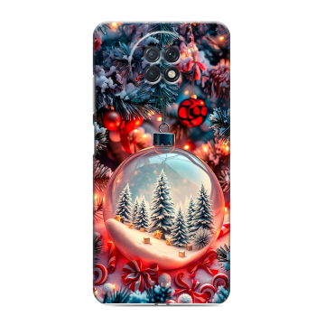 Силиконовый чехол на Xiaomi RedMi Note 9T с принтом Новый год Силиконовый чехол на Xiaomi RedMi Note 9T с принтом Новый год