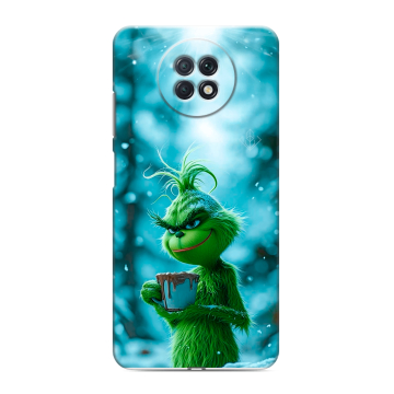 Силиконовый чехол на Xiaomi RedMi Note 9T с принтом Новый год гринч Силиконовый чехол на Xiaomi RedMi Note 9T с принтом Новый год гринч