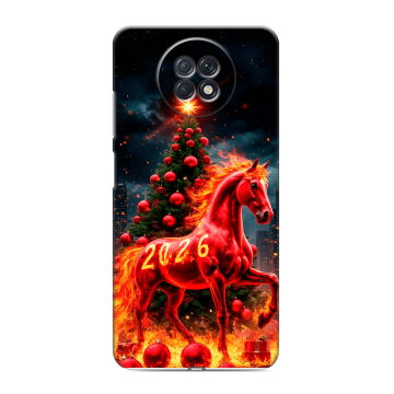 Силиконовый чехол на Xiaomi RedMi Note 9T с принтом Новый год Силиконовый чехол на Xiaomi RedMi Note 9T с принтом Новый год