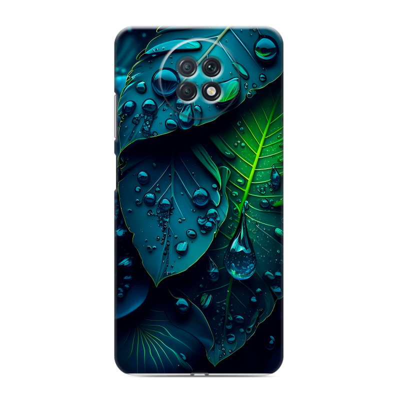 Пластиковый чехол на Xiaomi RedMi Note 9T с принтом Листья Пластиковый чехол на Xiaomi RedMi Note 9T с принтом Листья
