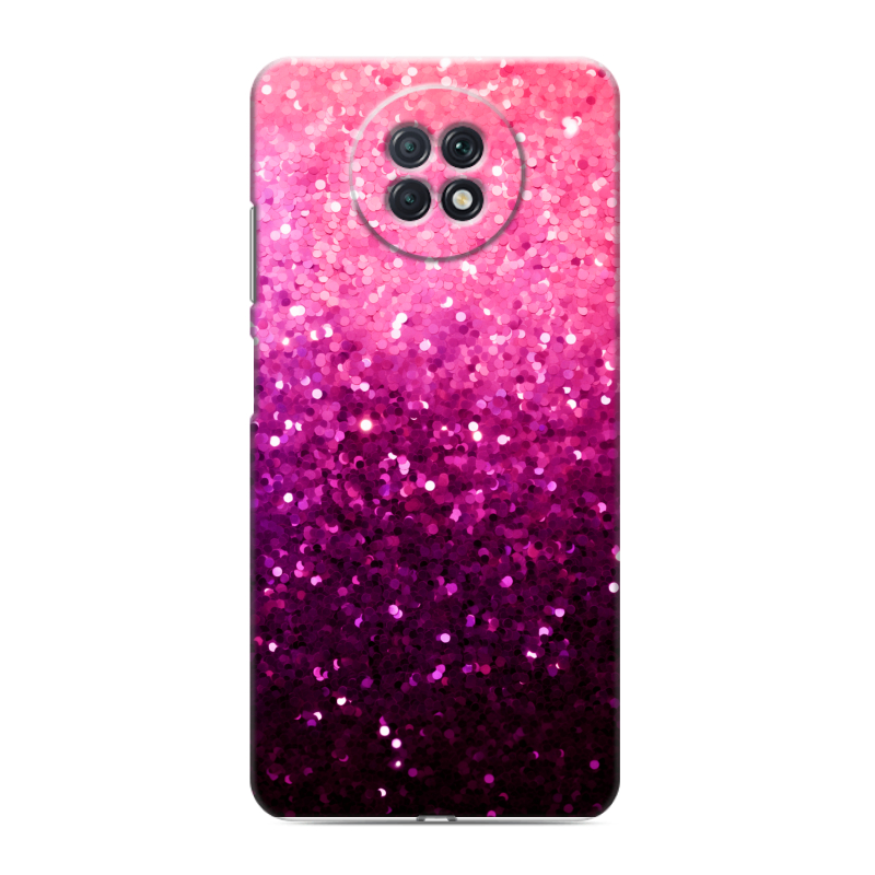 Пластиковый чехол на Xiaomi RedMi Note 9T с принтом Блестки Пластиковый чехол на Xiaomi RedMi Note 9T с принтом Блестки