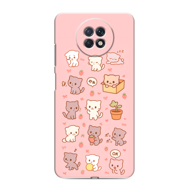 Силиконовый противоударный чехол на Xiaomi RedMi Note 9T с принтом Hello Kitty Хелоу Кити Силиконовый противоударный чехол на Xiaomi RedMi Note 9T с принтом Hello Kitty Хелоу Кити