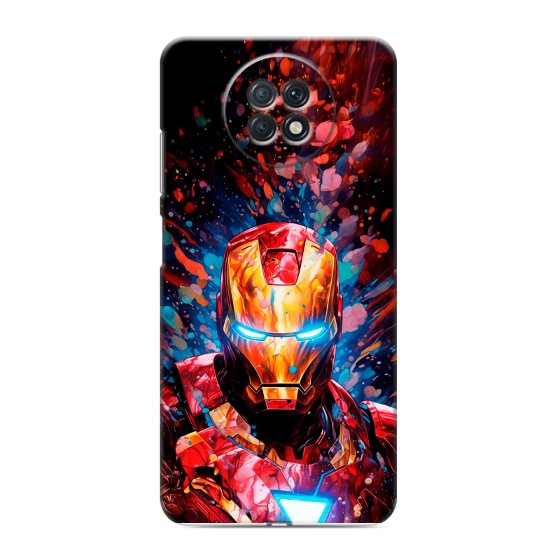 Пластиковый чехол на Xiaomi RedMi Note 9T с принтом Железный человек Ironman Пластиковый чехол на Xiaomi RedMi Note 9T с принтом Железный человек Ironman