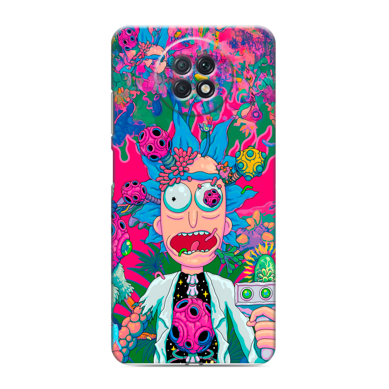 Пластиковый чехол на Xiaomi RedMi Note 9T с принтом Рик и Морти Rick Morty Пластиковый чехол на Xiaomi RedMi Note 9T с принтом Рик и Морти Rick Morty