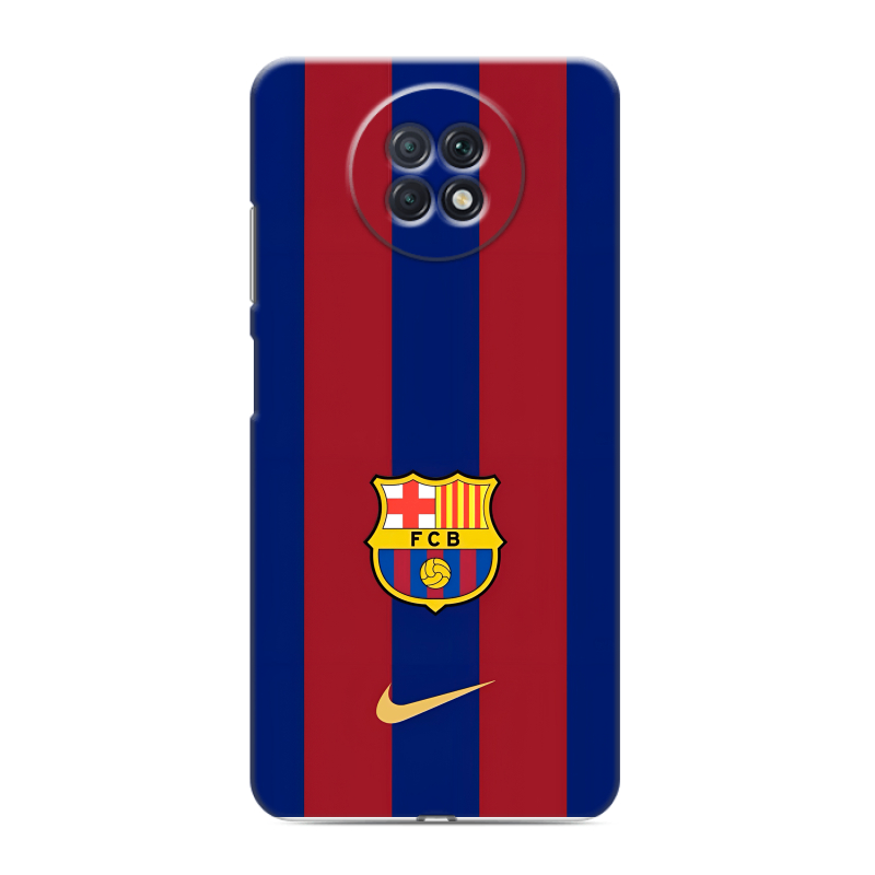 Силиконовый чехол на Xiaomi RedMi Note 9T с принтом Барселона Barcelona Силиконовый чехол на Xiaomi RedMi Note 9T с принтом Барселона Barcelona