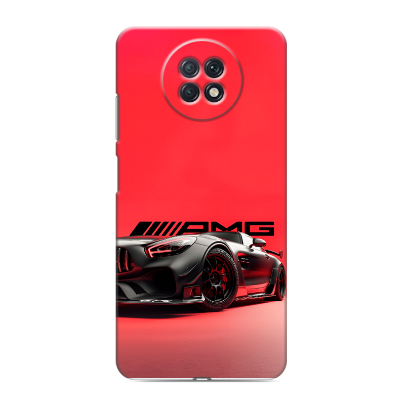 Силиконовый чехол на Xiaomi RedMi Note 9T с принтом Мерседес Mercedes AMG Силиконовый чехол на Xiaomi RedMi Note 9T с принтом Мерседес Mercedes AMG