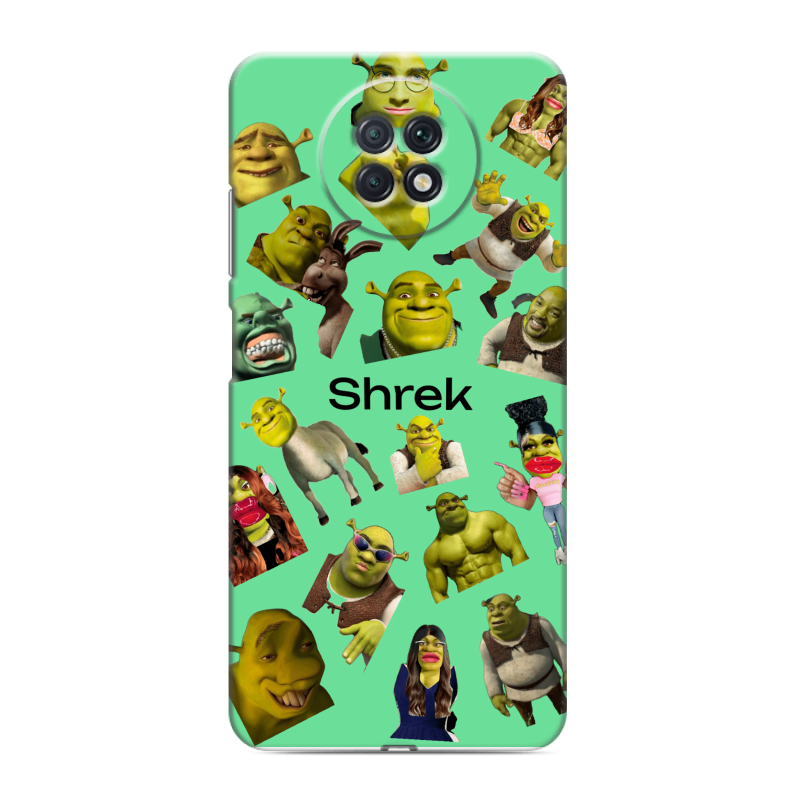 Силиконовый чехол на Xiaomi RedMi Note 9T с принтом Шрек Shrek Силиконовый чехол на Xiaomi RedMi Note 9T с принтом Шрек Shrek