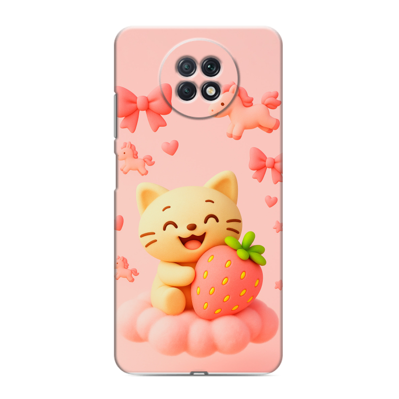 Силиконовый чехол на Xiaomi RedMi Note 9T с принтом для девочек Силиконовый чехол на Xiaomi RedMi Note 9T с принтом для девочек
