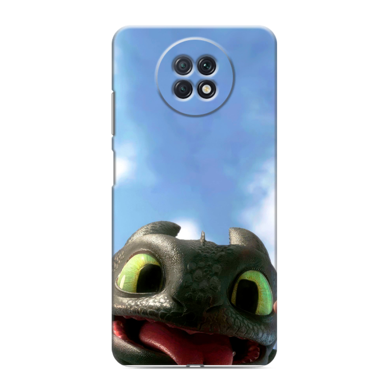 Силиконовый противоударный чехол на Xiaomi RedMi Note 9T с принтом Как приручить дракона Силиконовый противоударный чехол на Xiaomi RedMi Note 9T с принтом Как приручить дракона