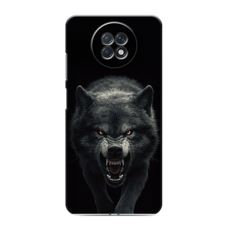 Силиконовый противоударный чехол на Xiaomi RedMi Note 9T с принтом Волк Силиконовый противоударный чехол на Xiaomi RedMi Note 9T с принтом Волк