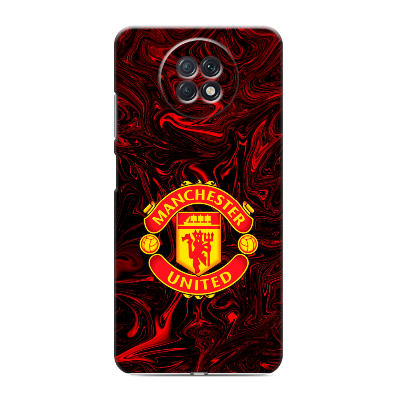 Силиконовый чехол на Xiaomi RedMi Note 9T с принтом Manchester United Силиконовый чехол на Xiaomi RedMi Note 9T с принтом Manchester United