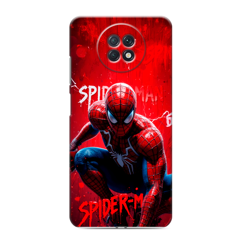 Пластиковый чехол на Xiaomi RedMi Note 9T с принтом Spiderman Человек паук Пластиковый чехол на Xiaomi RedMi Note 9T с принтом Spiderman Человек паук