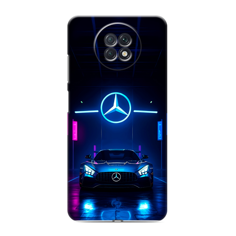 Силиконовый чехол на Xiaomi RedMi Note 9T с принтом Mercedes Мерседес Силиконовый чехол на Xiaomi RedMi Note 9T с принтом Mercedes Мерседес
