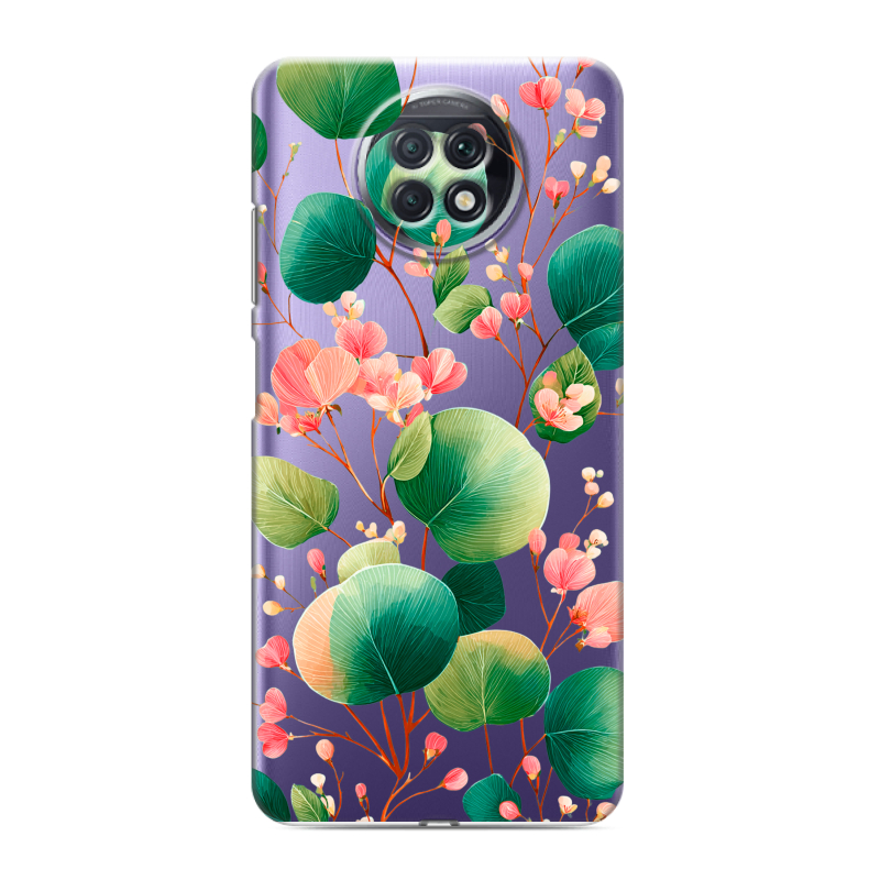 Силиконовый противоударный чехол на Xiaomi RedMi Note 9T с принтом женский Силиконовый противоударный чехол на Xiaomi RedMi Note 9T с принтом женский