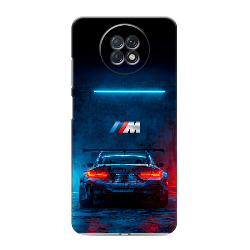 Силиконовый противоударный чехол на Xiaomi RedMi Note 9T с принтом BMW БМВ Силиконовый противоударный чехол на Xiaomi RedMi Note 9T с принтом BMW БМВ