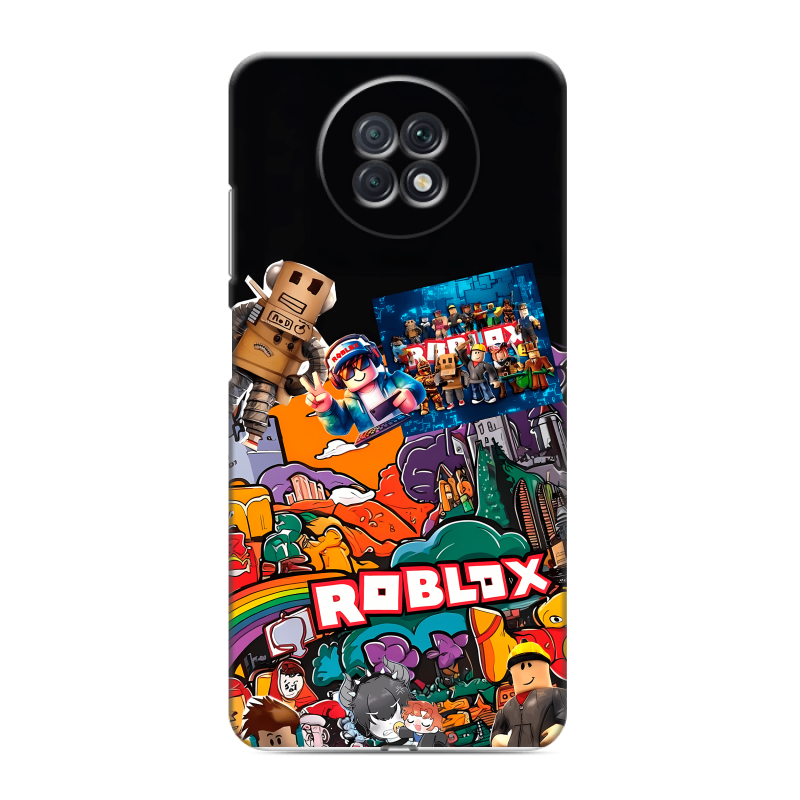 Пластиковый чехол на Xiaomi RedMi Note 9T с принтом Roblox Роблокс Пластиковый чехол на Xiaomi RedMi Note 9T с принтом Roblox Роблокс
