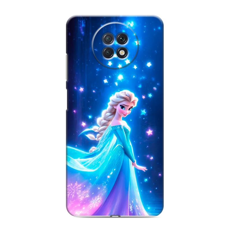 Пластиковый чехол на Xiaomi RedMi Note 9T с принтом Холодное сердце Frozen Пластиковый чехол на Xiaomi RedMi Note 9T с принтом Холодное сердце Frozen