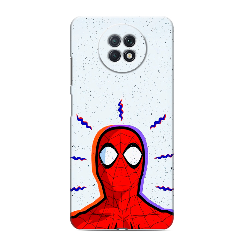 Силиконовый чехол на Xiaomi RedMi Note 9T с принтом Spiderman Человек паук Силиконовый чехол на Xiaomi RedMi Note 9T с принтом Spiderman Человек паук