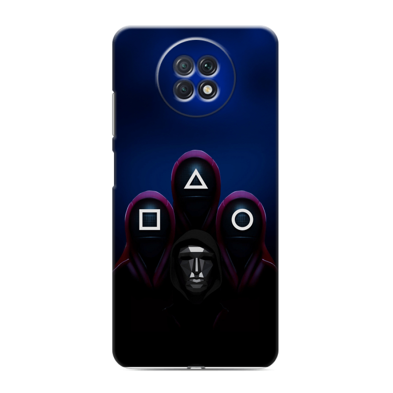 Пластиковый чехол на Xiaomi RedMi Note 9T с принтом Игра Кальмара Пластиковый чехол на Xiaomi RedMi Note 9T с принтом Игра Кальмара
