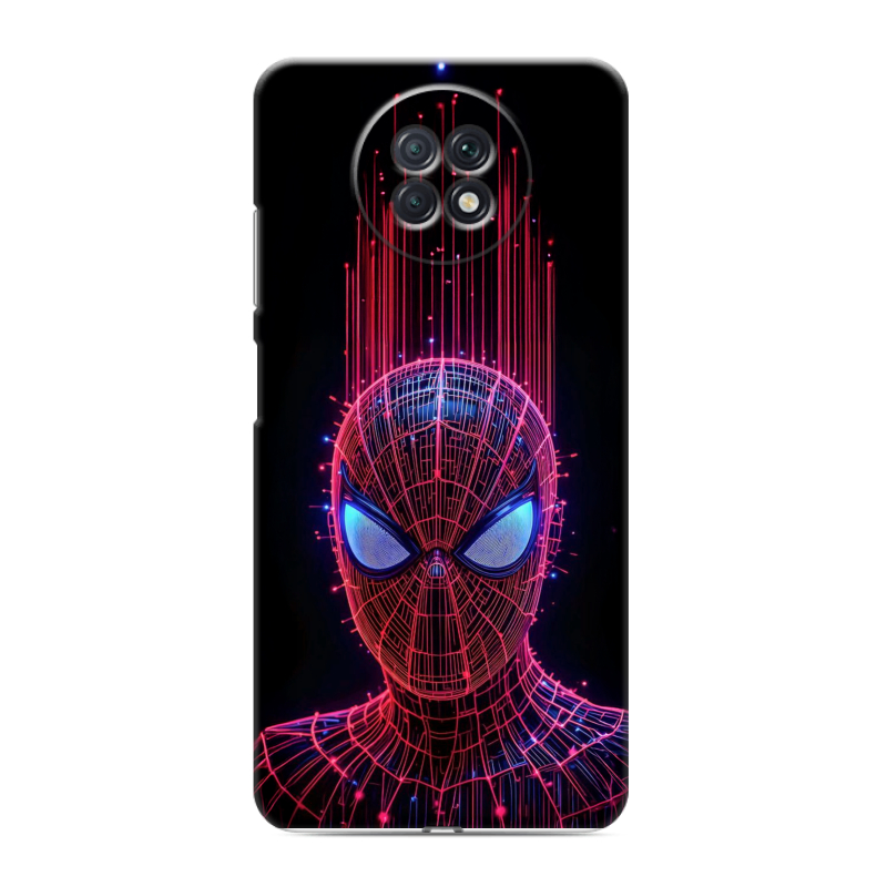 Силиконовый противоударный чехол на Xiaomi RedMi Note 9T с принтом Spiderman Человек паук Силиконовый противоударный чехол на Xiaomi RedMi Note 9T с принтом Spiderman Человек паук