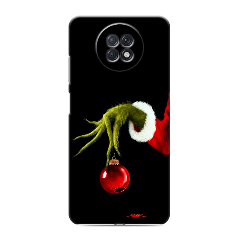 Силиконовый чехол на Xiaomi RedMi Note 9T с принтом Новый год Гринч Силиконовый чехол на Xiaomi RedMi Note 9T с принтом Новый год Гринч