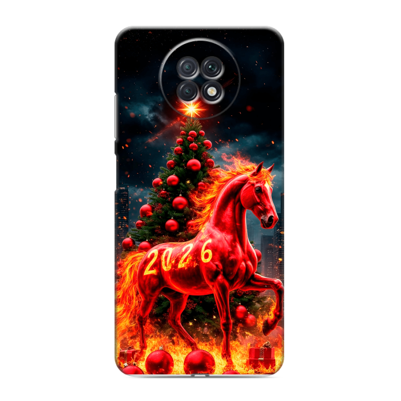 Силиконовый чехол на Xiaomi RedMi Note 9T с принтом Новый год Силиконовый чехол на Xiaomi RedMi Note 9T с принтом Новый год