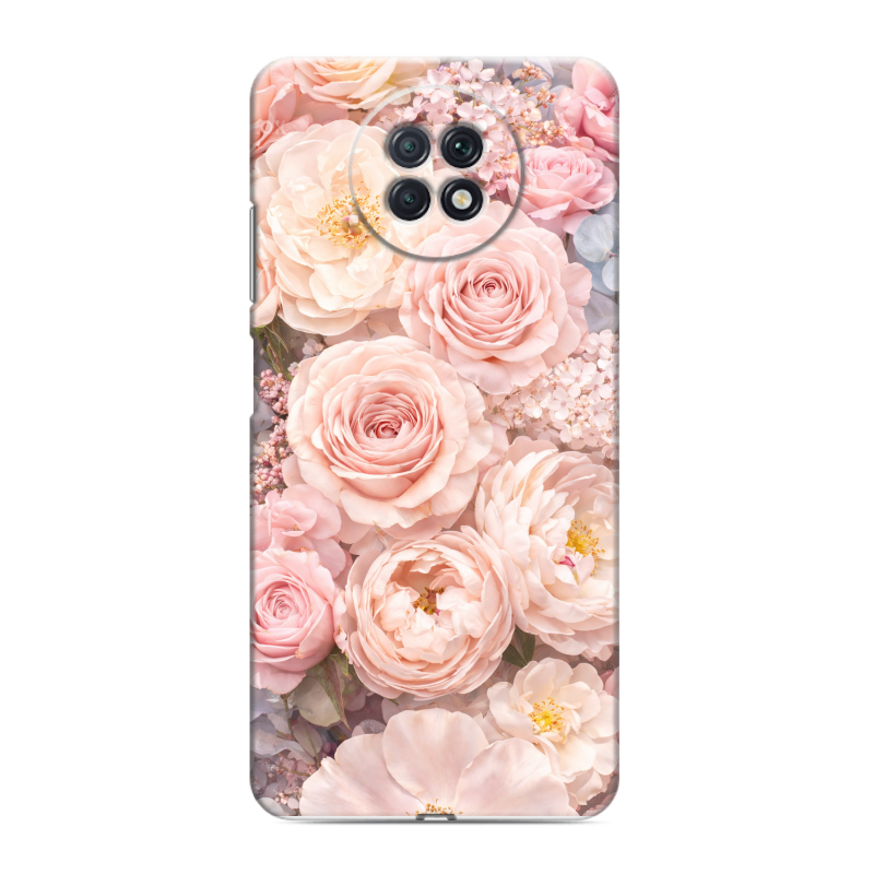 Силиконовый противоударный чехол на Xiaomi RedMi Note 9T с принтом женский Силиконовый противоударный чехол на Xiaomi RedMi Note 9T с принтом женский