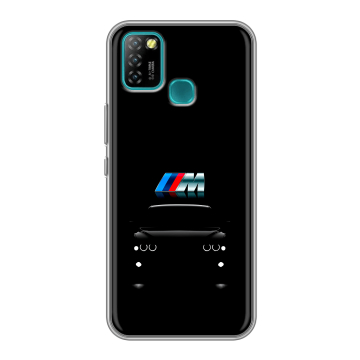 Силиконовый противоударный чехол на Infinix Hot 10 Lite с принтом БМВ BMW